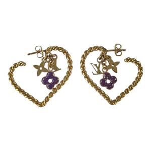 Louis Vuitton Sweet Monogram In My Heart Hoop Earrings